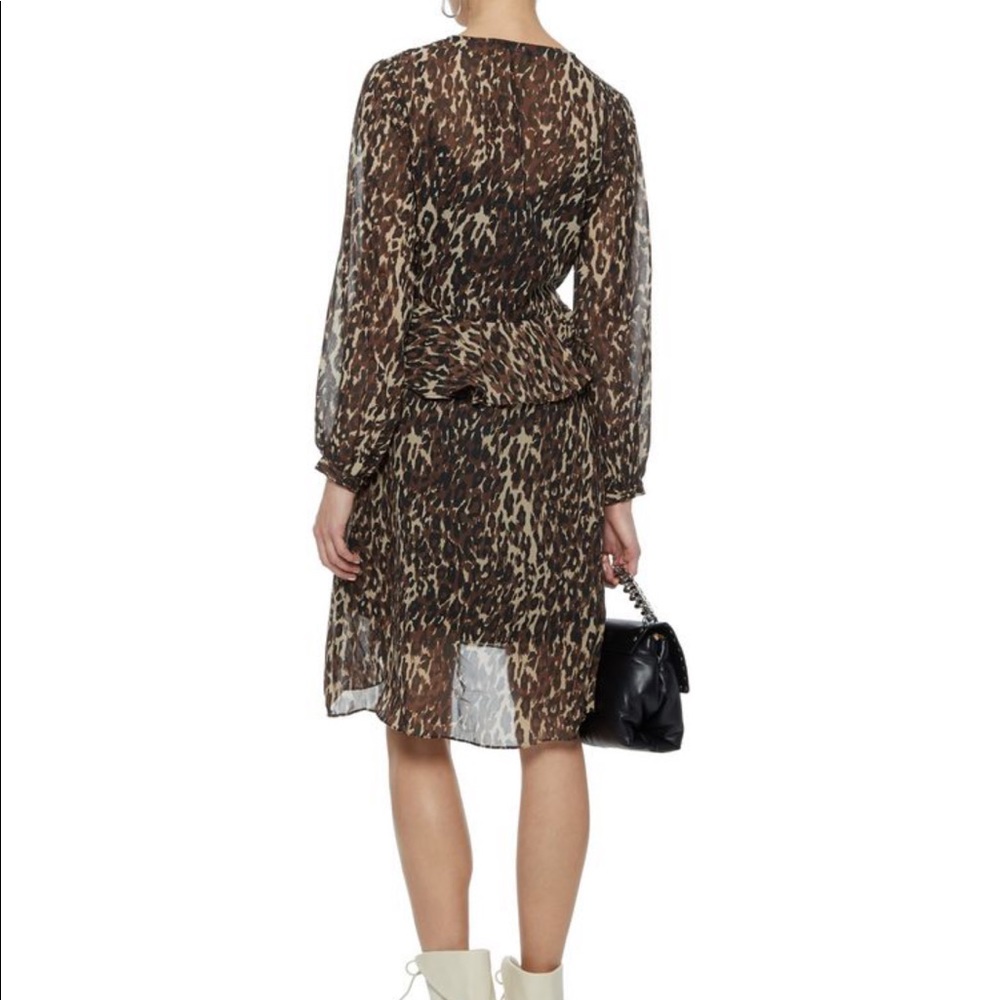 Walter Baker Leopard Print Ruffle Adam Dress - Picture 3 of 6